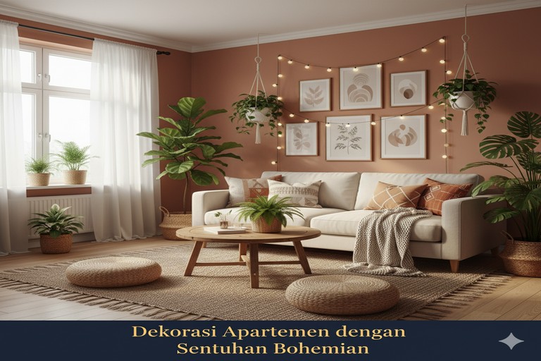 Dekorasi Apartemen dengan Sentuhan Bohemian