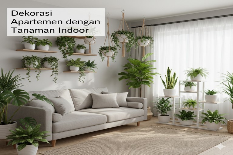 Dekorasi Apartemen dengan Tanaman Indoor
