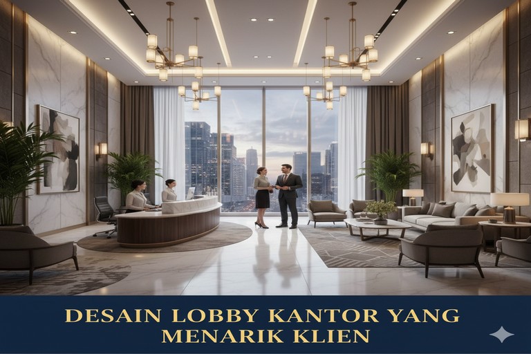 Desain Lobby Kantor yang Menarik Klien