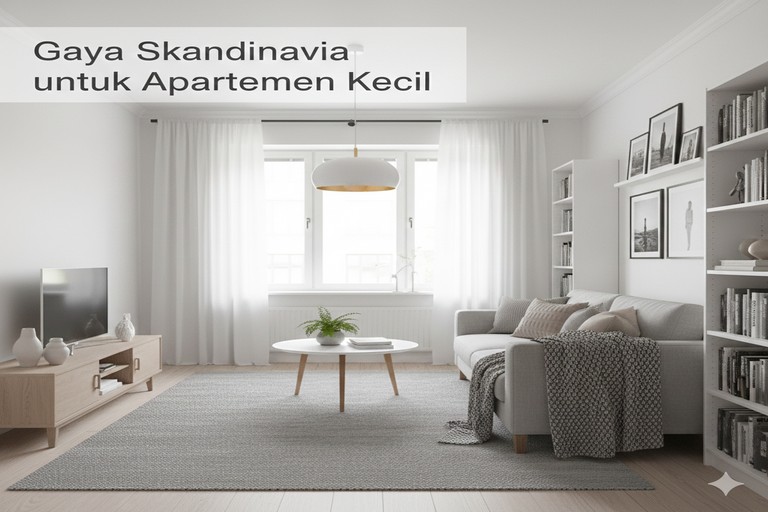 Gaya Skandinavia untuk Apartemen Kecil