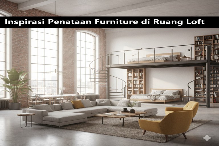 Inspirasi Penataan Furniture di Ruang Loft