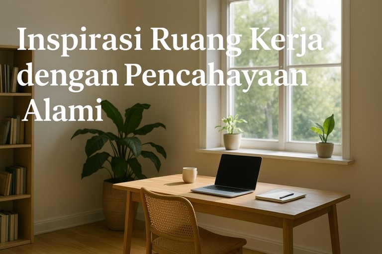 Inspirasi Ruang Kerja dengan Pencahayaan Alami