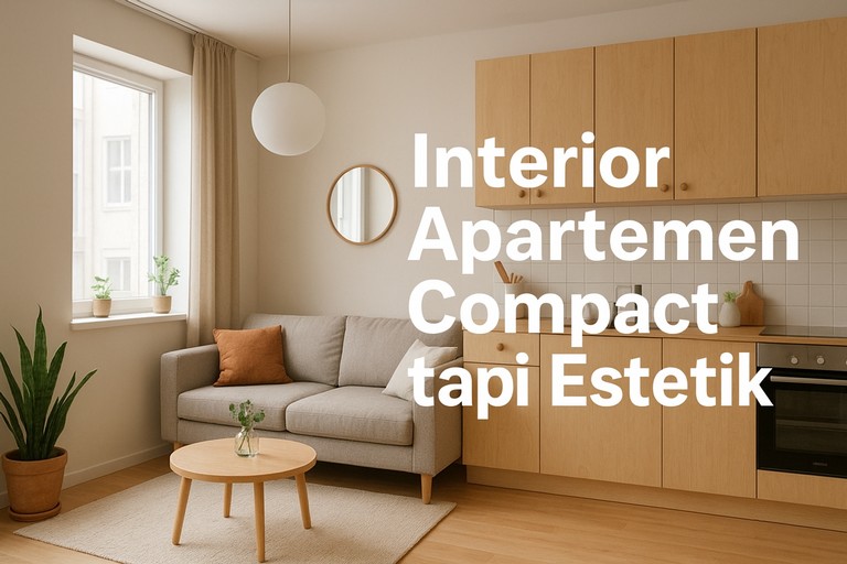 Interior Apartemen Compact tapi Estetik