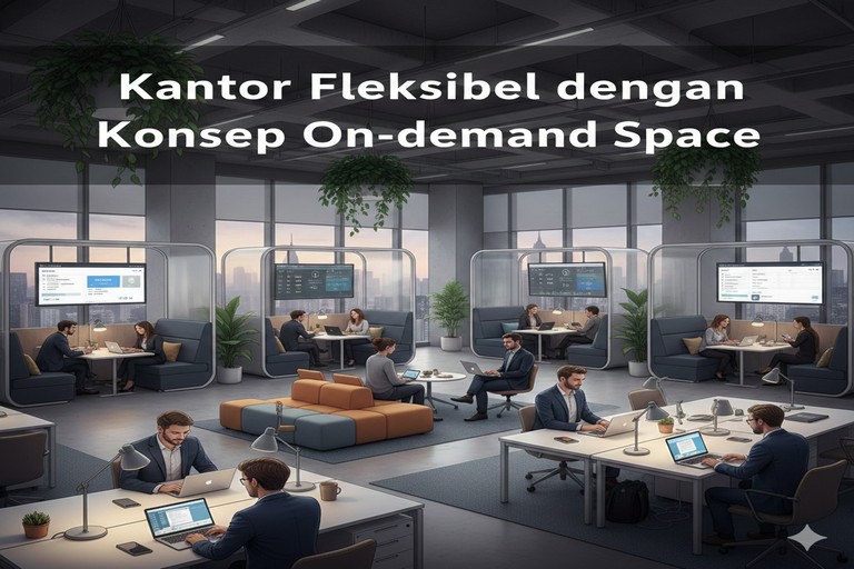 Kantor Fleksibel dengan Konsep On-demand Space