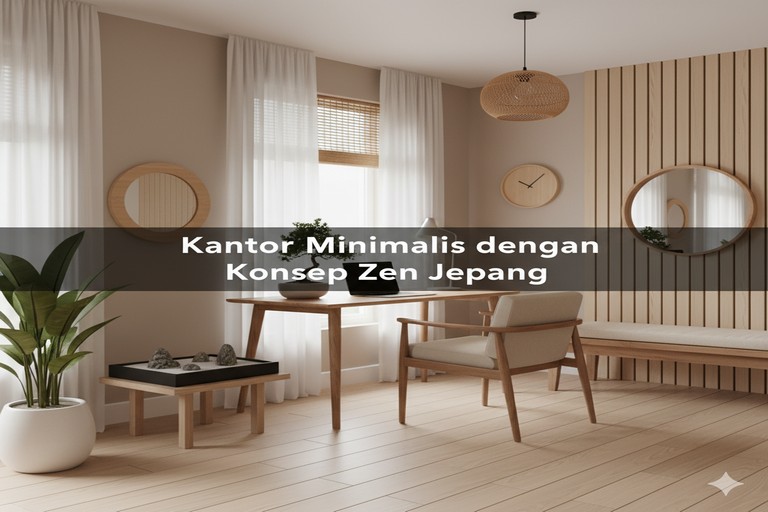 Kantor Minimalis dengan Konsep Zen Jepang