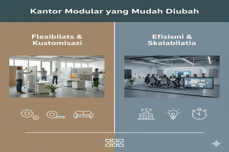 Kantor Modular yang Mudah Diubah