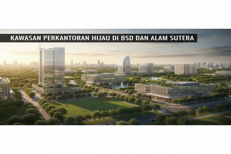 Kawasan Perkantoran Hijau di BSD dan Alam Sutera