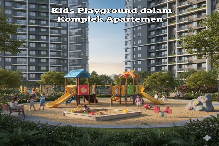 Kids Playground dalam Komplek Apartemen