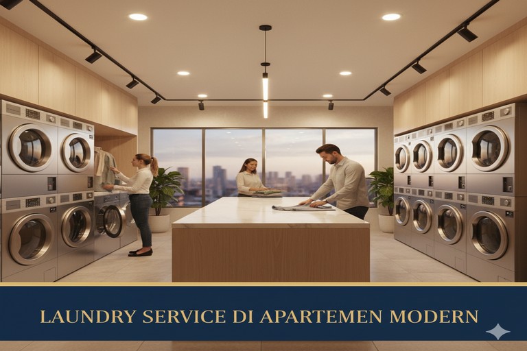 Laundry Service di Apartemen Modern