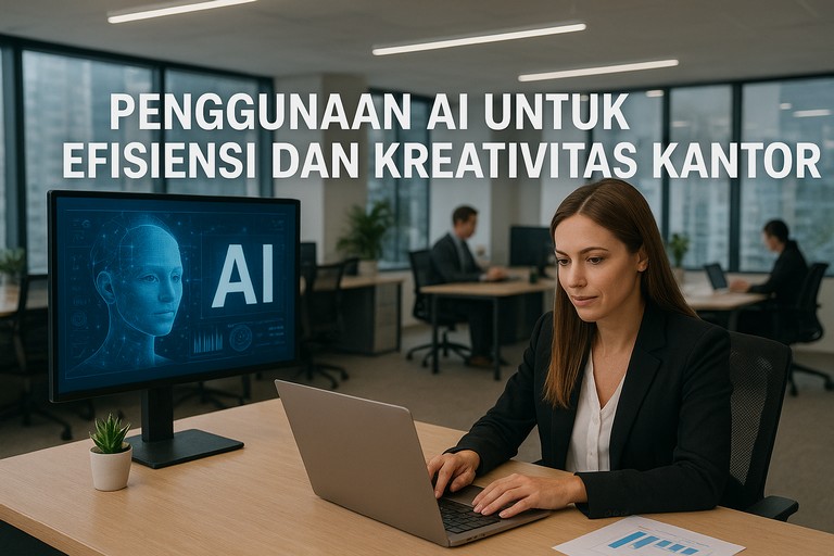Penggunaan AI untuk Efisiensi dan Kreativitas Kantor
