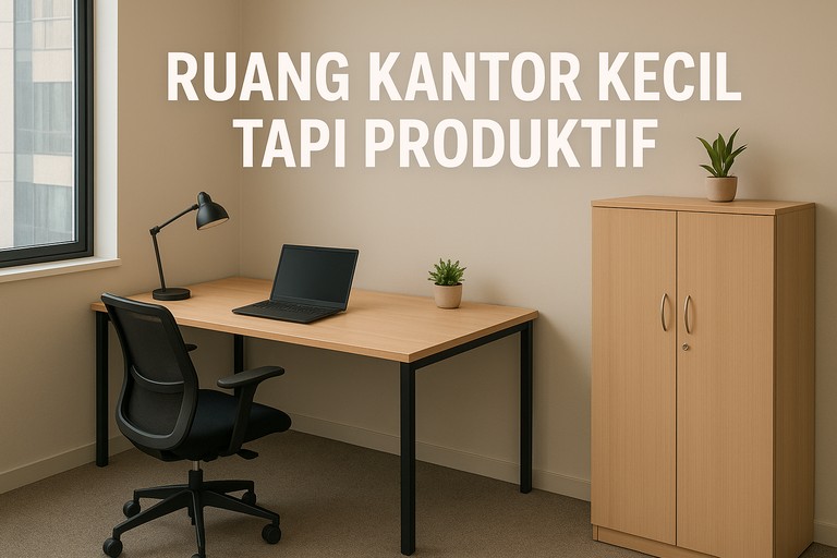 Ruang Kantor Kecil tapi Produktif