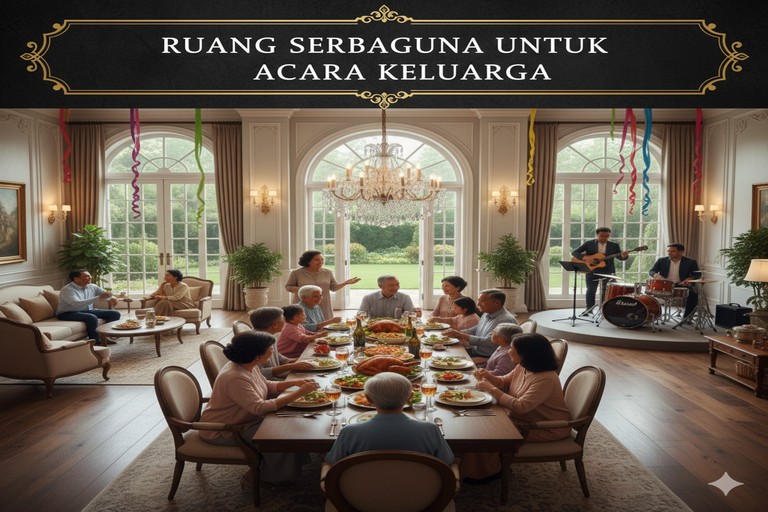 Ruang Serbaguna untuk Acara Keluarga