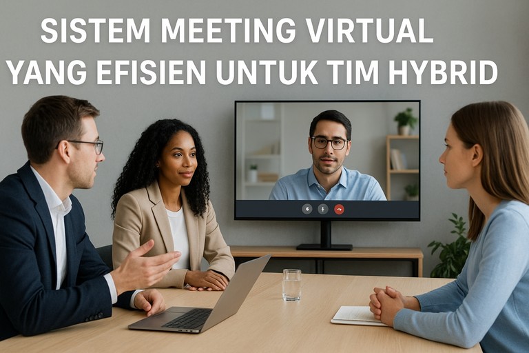 Sistem Meeting Virtual yang Efisien untuk Tim Hybrid
