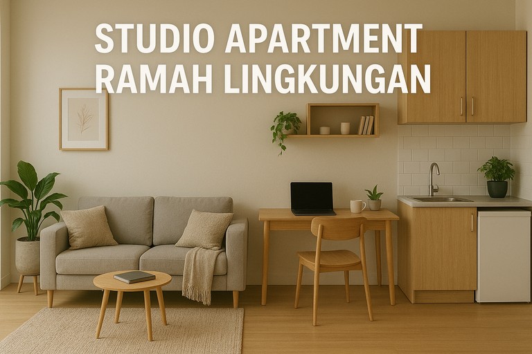 Studio Apartment Ramah Lingkungan