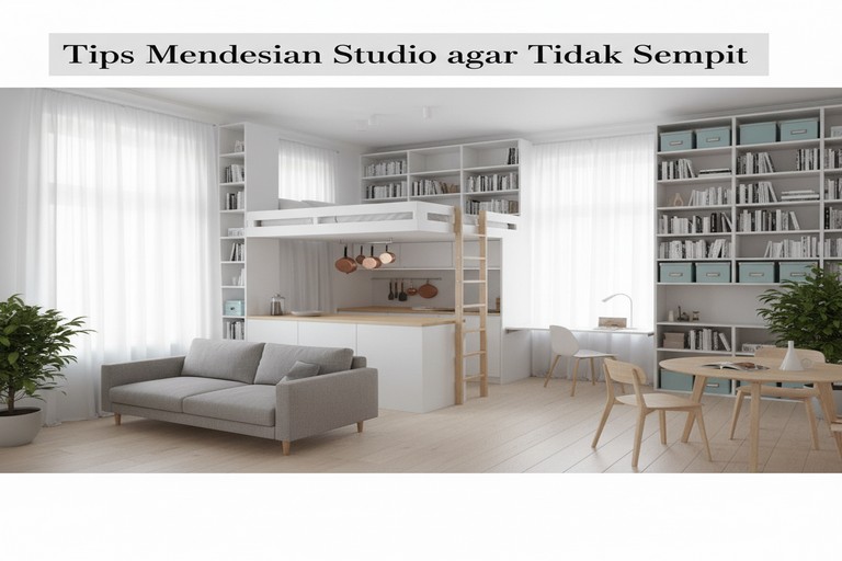 Tips Mendesain Studio agar Tidak Sempit