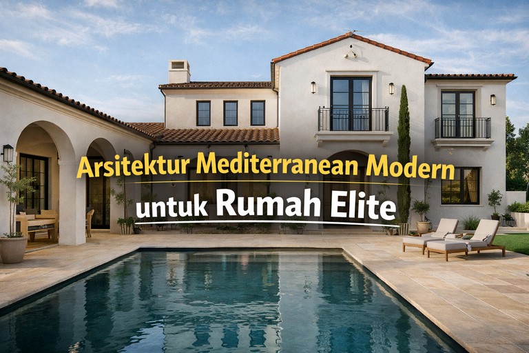 Arsitektur Mediterranean Modern untuk Rumah Elite