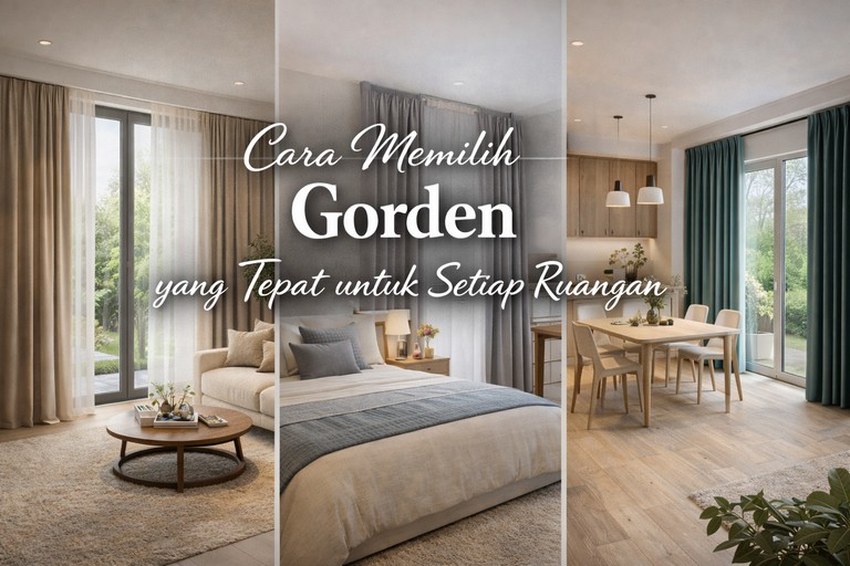 Cara Memilih Gorden yang Tepat untuk Setiap Ruangan