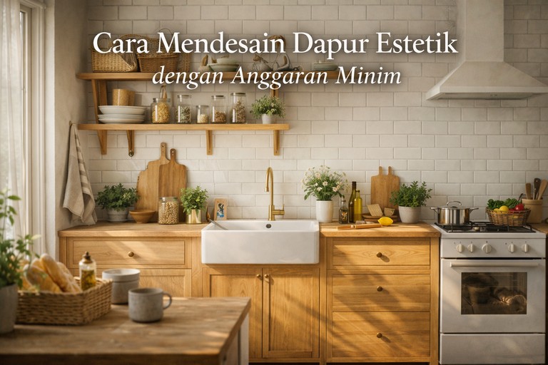 Cara Mendesain Dapur Estetik dengan Anggaran Minim