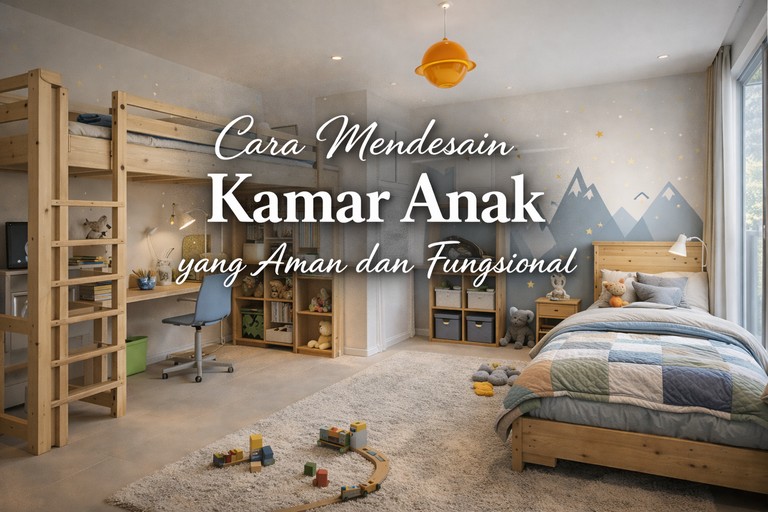 Cara Mendesain Kamar Anak yang Aman dan Fungsional