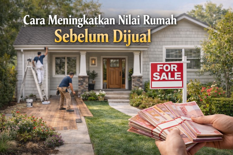 Cara Meningkatkan Nilai Rumah Sebelum Dijual