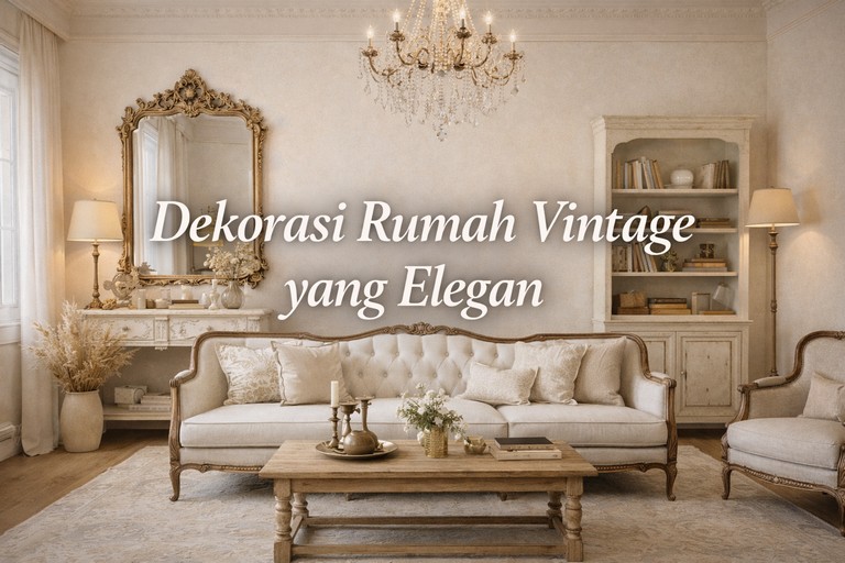 Dekorasi Rumah Vintage yang Elegan