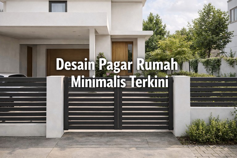 Desain Pagar Rumah Minimalis Terkini