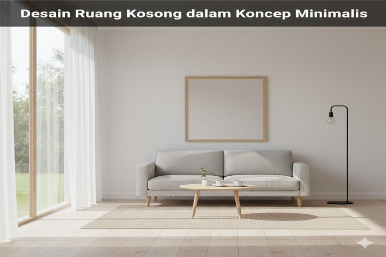 Desain Ruang Kosong dalam Konsep Minimalis