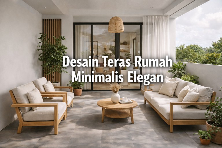 Desain Teras Rumah Minimalis Elegan