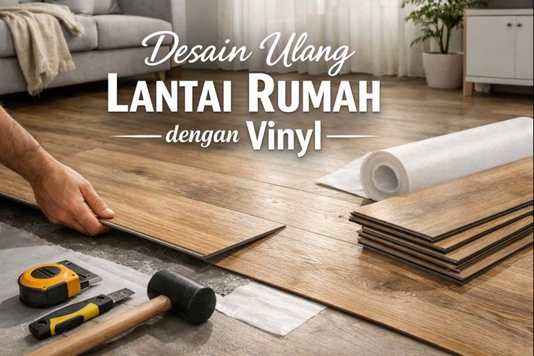 Desain Ulang Lantai Rumah dengan Vinyl