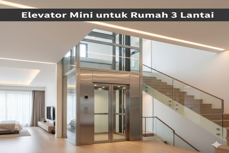 Elevator Mini untuk Rumah 3 Lantai