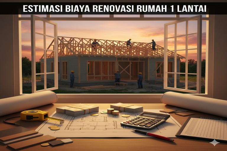 Estimasi Biaya Renovasi Rumah 1 Lantai