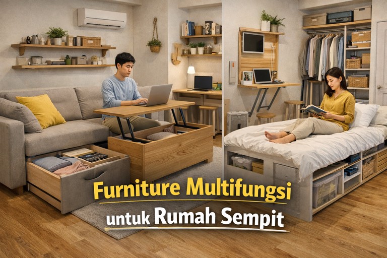 Furniture Multifungsi untuk Rumah Sempit