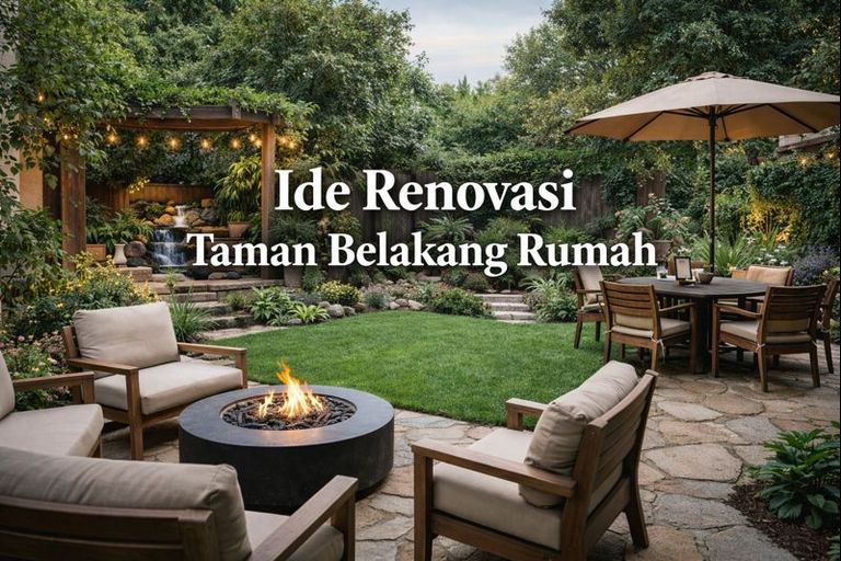 Ide Renovasi Taman Belakang Rumah