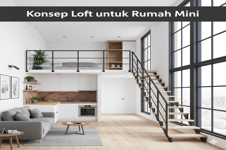 Konsep Loft untuk Rumah Mini