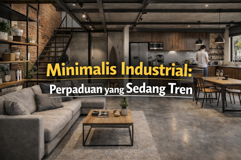 Minimalis Industrial: Perpaduan yang Sedang Tren