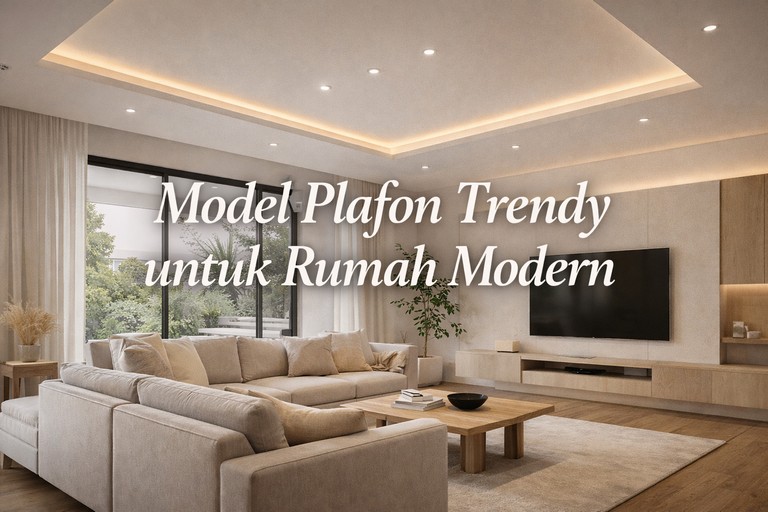 Model Plafon Trendy untuk Rumah Modern