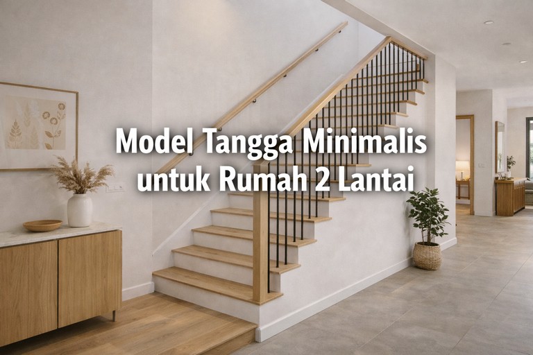 Model Tangga Minimalis untuk Rumah 2 Lantai