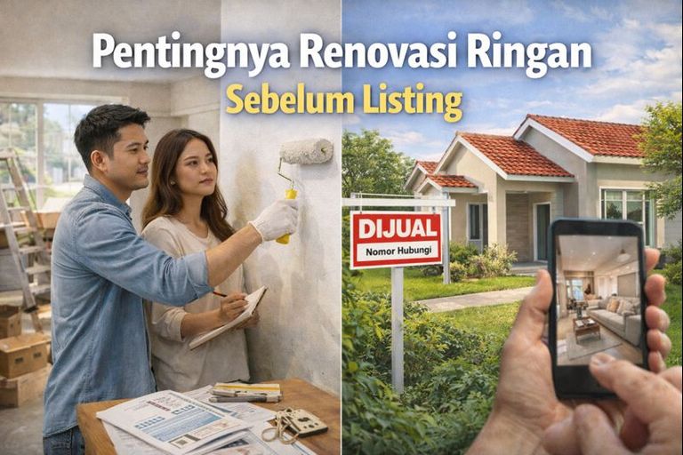 Pentingnya Renovasi Ringan Sebelum Listing