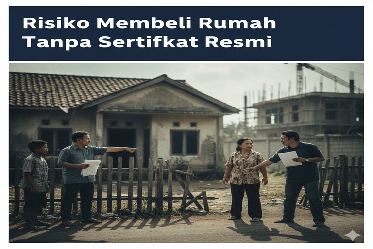 Risiko Membeli Rumah Tanpa Sertifikat Resmi