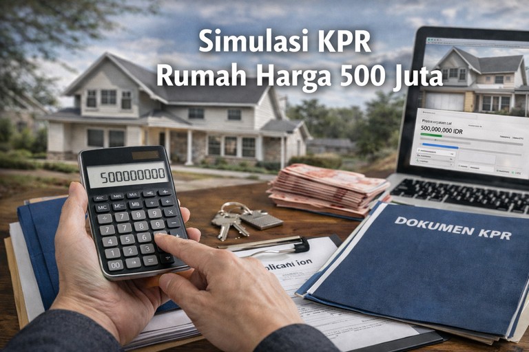 Simulasi KPR Rumah Harga 500 Juta