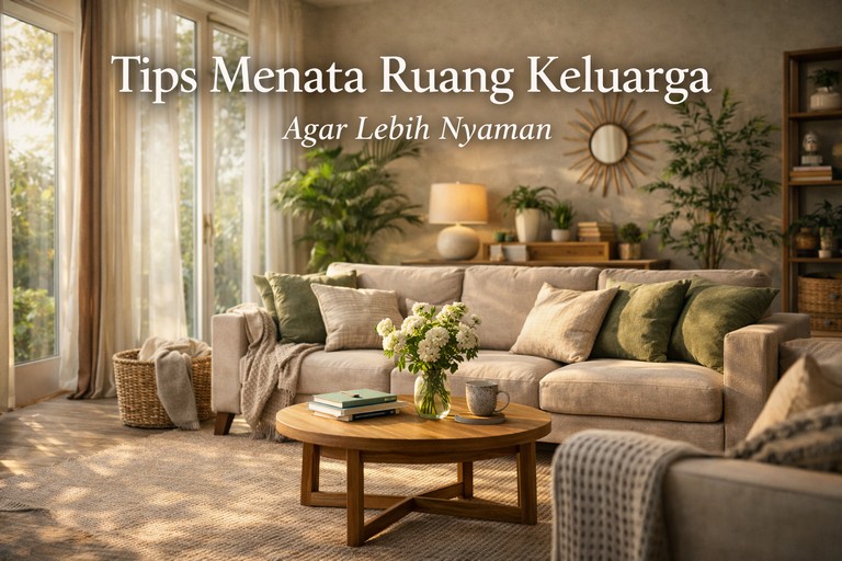 Tips Menata Ruang Keluarga Agar Lebih Nyaman