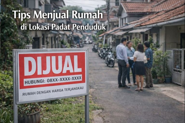 Tips Menjual Rumah di Lokasi Padat Penduduk