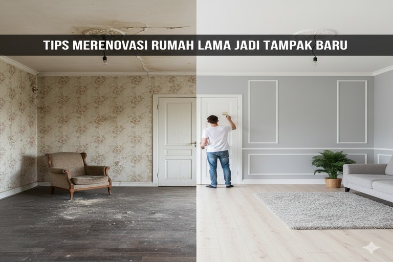 Tips Merenovasi Rumah Lama Jadi Tampak Baru