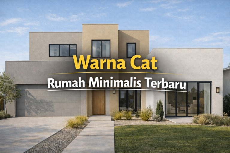 Warna Cat Rumah Minimalis Terbaru