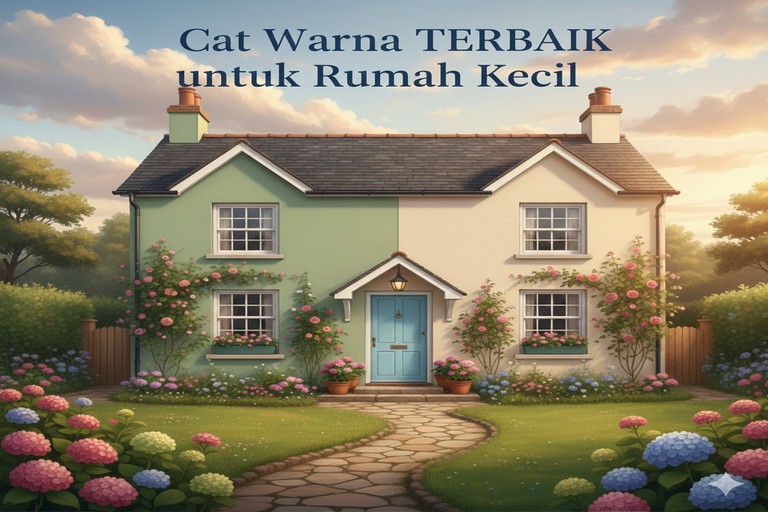 Cat Warna Terbaik untuk Rumah Kecil