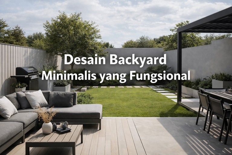 Desain Backyard Minimalis yang Fungsional