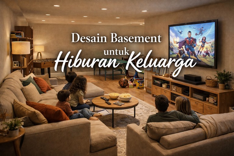 Desain Basement untuk Hiburan Keluarga
