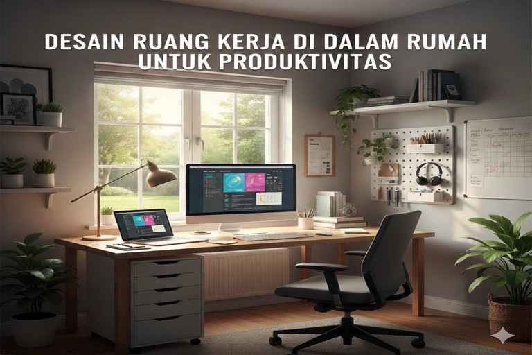 Desain Ruang Kerja di Dalam Rumah untuk Produktivitas