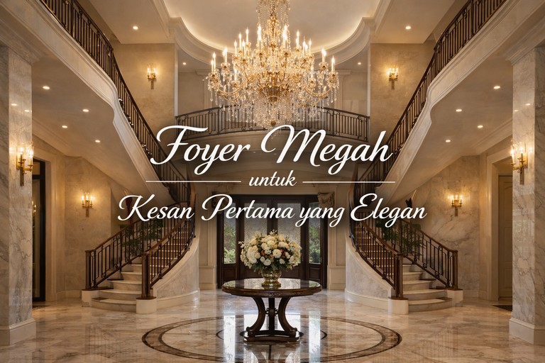 Foyer Megah untuk Kesan Pertama yang Elegan