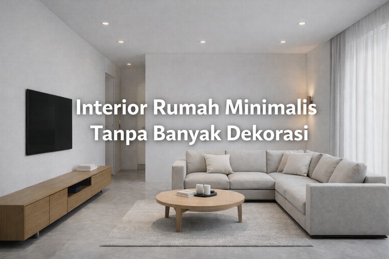 Interior Rumah Minimalis Tanpa Banyak Dekorasi